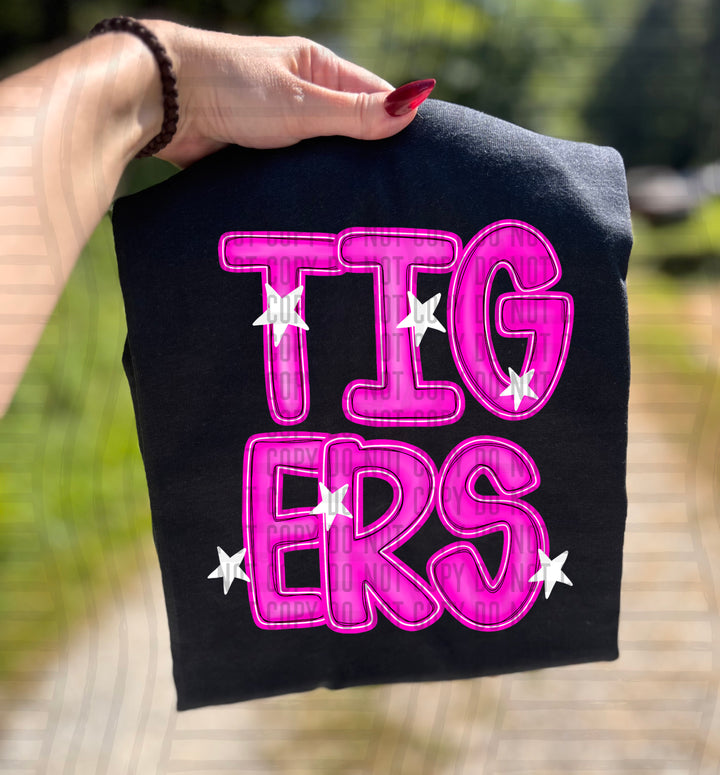 Pink And Preppy Split DTF Print