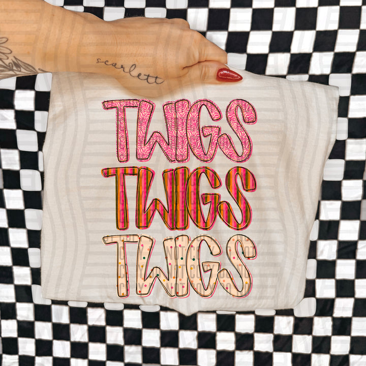 Holly Jolly Cheer Stacked DTF Print