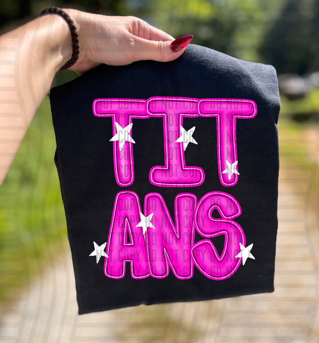 Pink And Preppy Split DTF Print