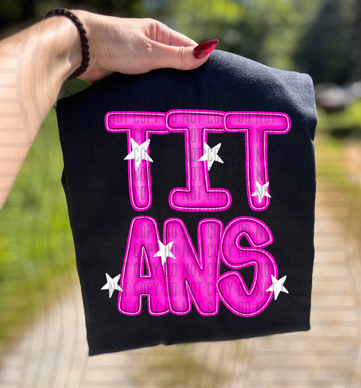 Pink And Preppy Split DTF Print