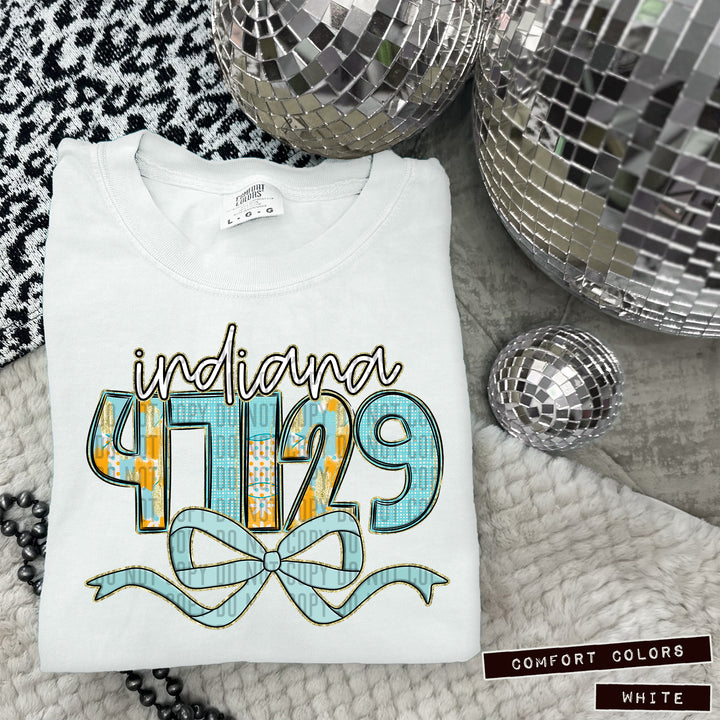 Dotted Daisy Zip Codes DTF Print