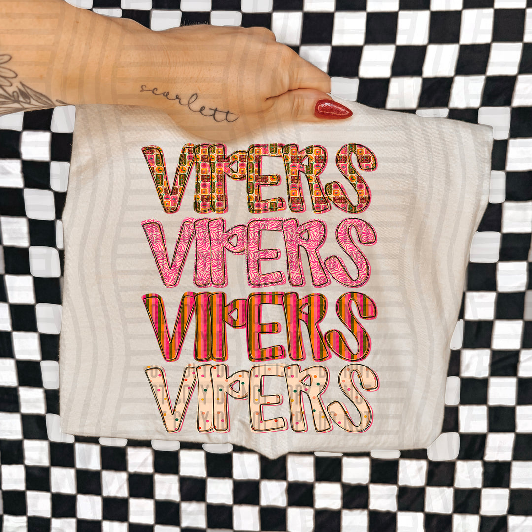 Holly Jolly Cheer Stacked DTF Print