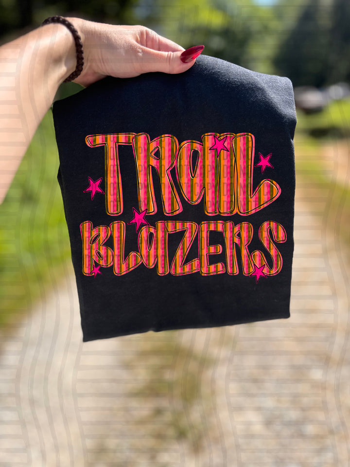 Holly Jolly Cheer Striped DTF Print