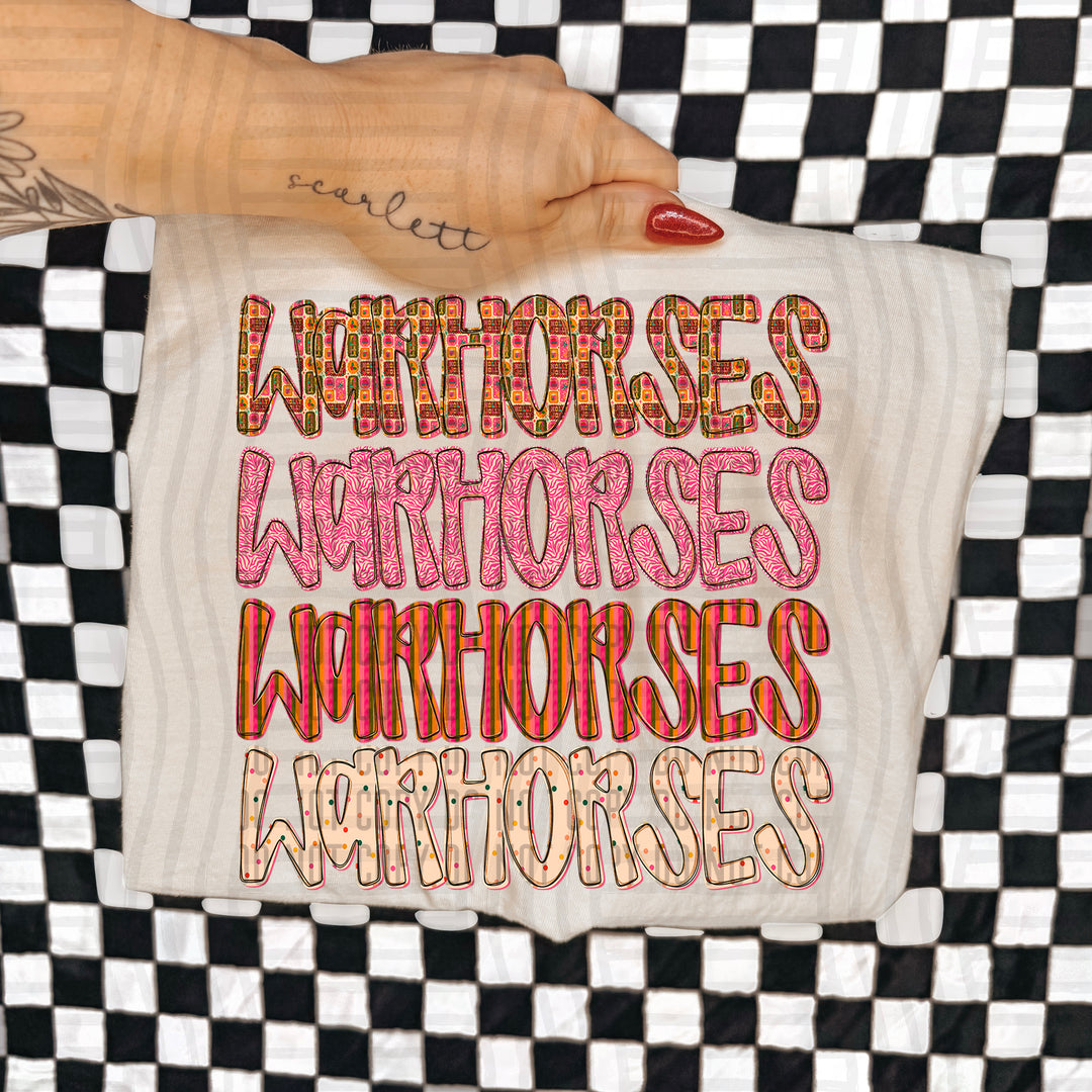 Holly Jolly Cheer Stacked DTF Print