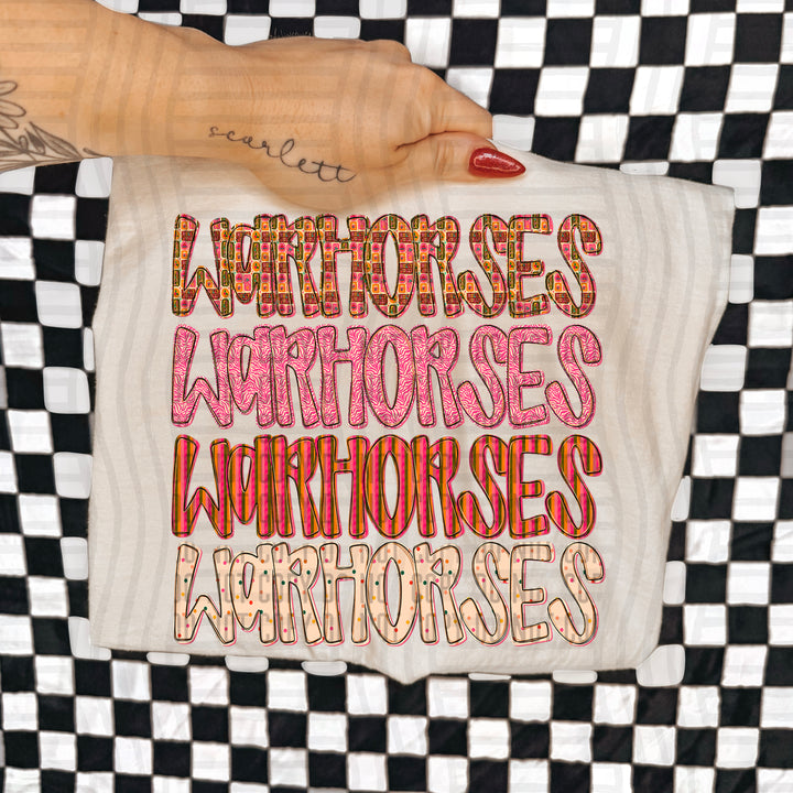 Holly Jolly Cheer Stacked DTF Print