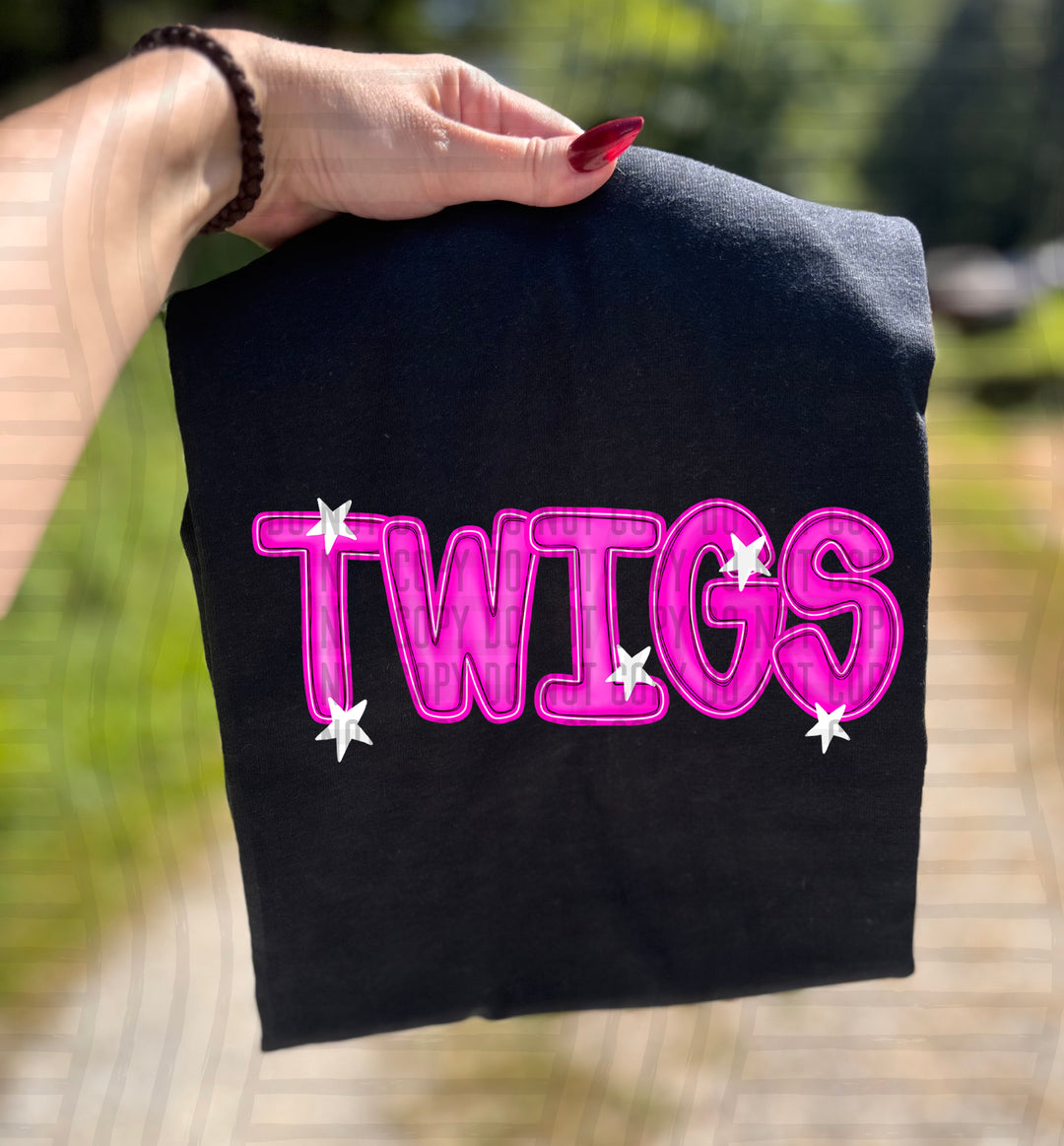 Pink And Preppy Split DTF Print