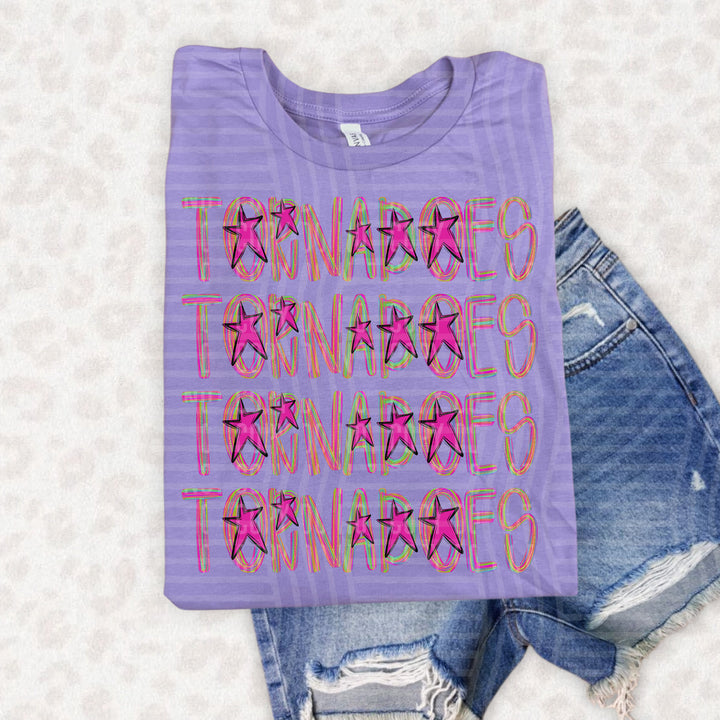 Brushstroke Quad DTF Print