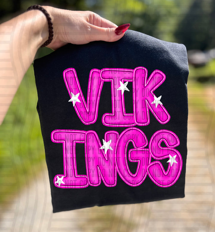 Pink And Preppy Split DTF Print