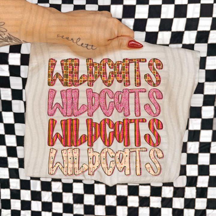 Holly Jolly Cheer Stacked DTF Print