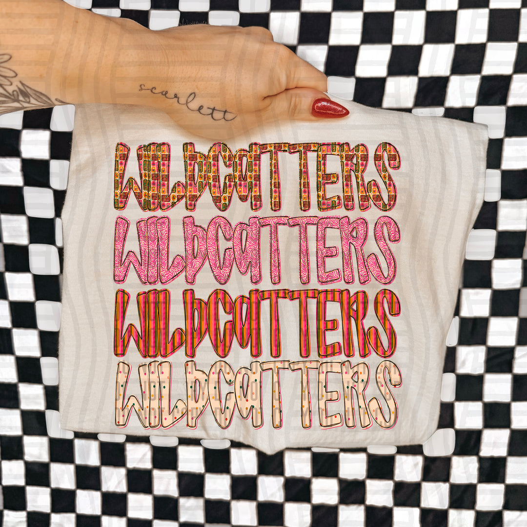 Holly Jolly Cheer Stacked DTF Print