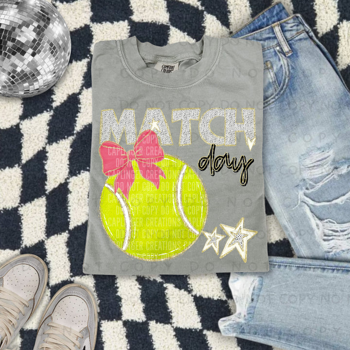 Tennis Match Day DTF Print