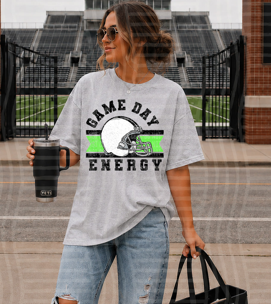 Game Day Energy Helmets DTF Print