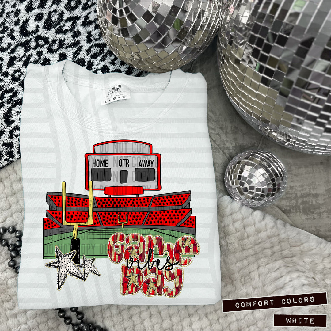 Game Day Stadiums DTF Print