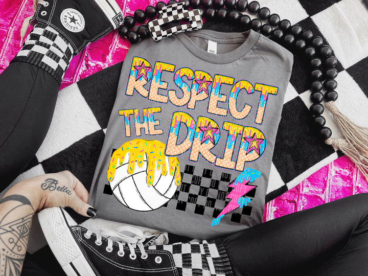 Respect The Drip Balls DTF Print