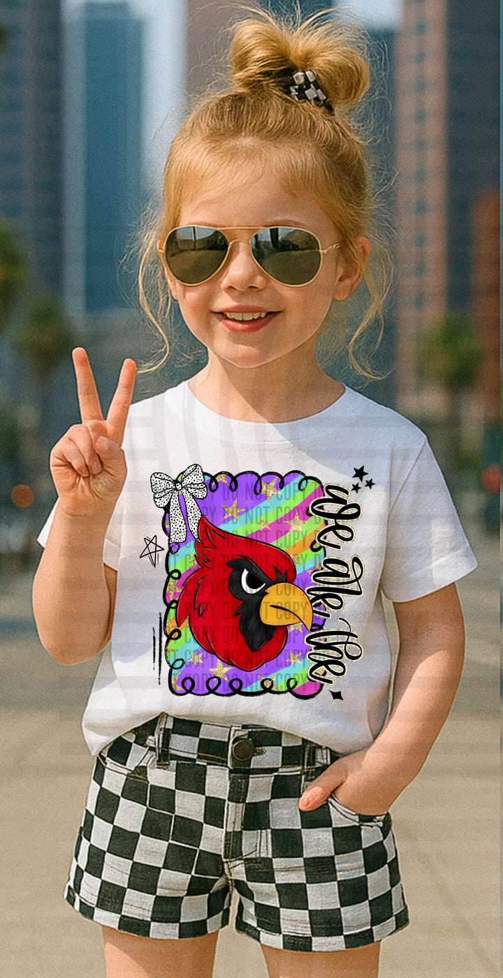 Preppy Swirl Mascot DTF Print