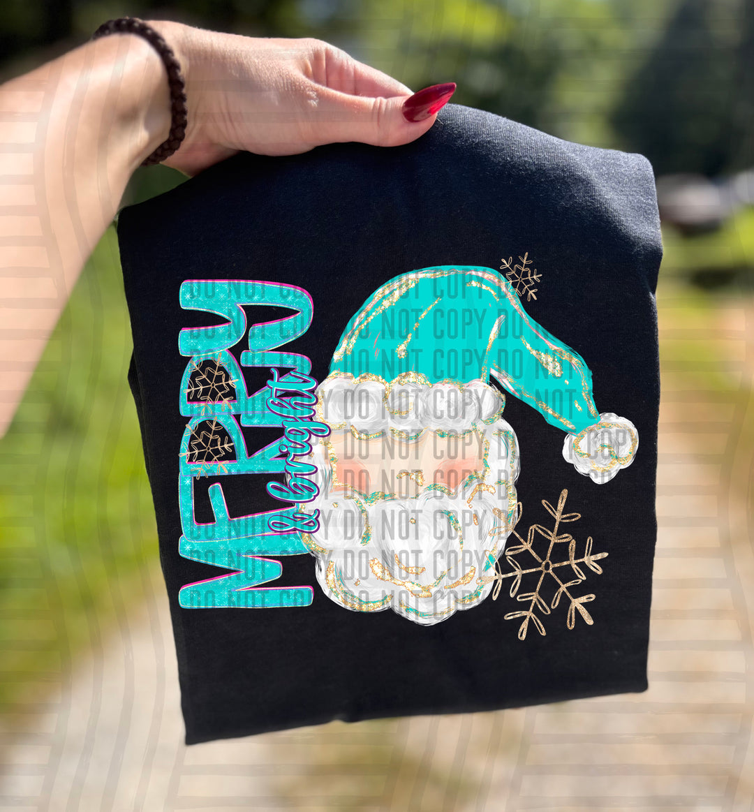 Sparkly Christmas DTF Print