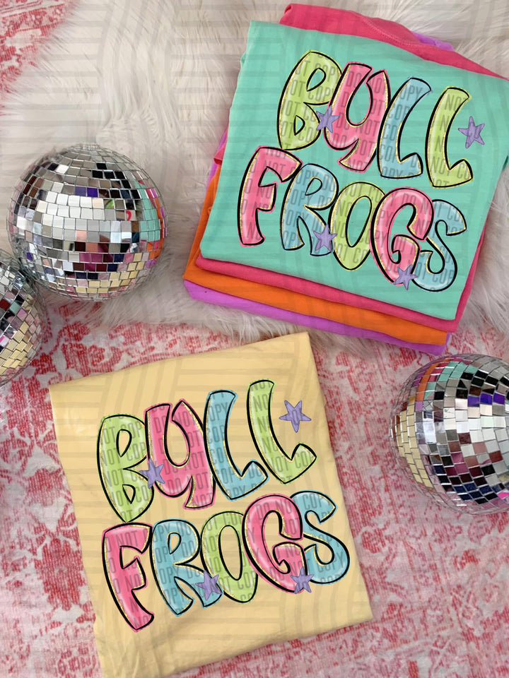 Glittery & Preppy Mascots DTF Print