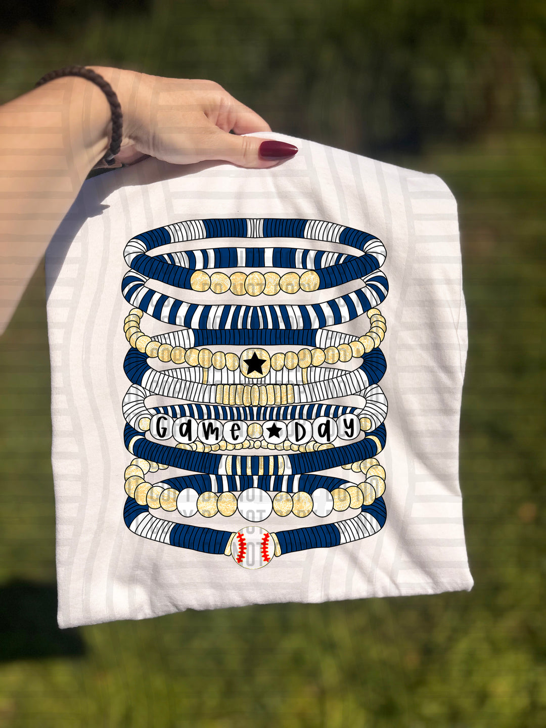 Baseball Bracelets DTF Print