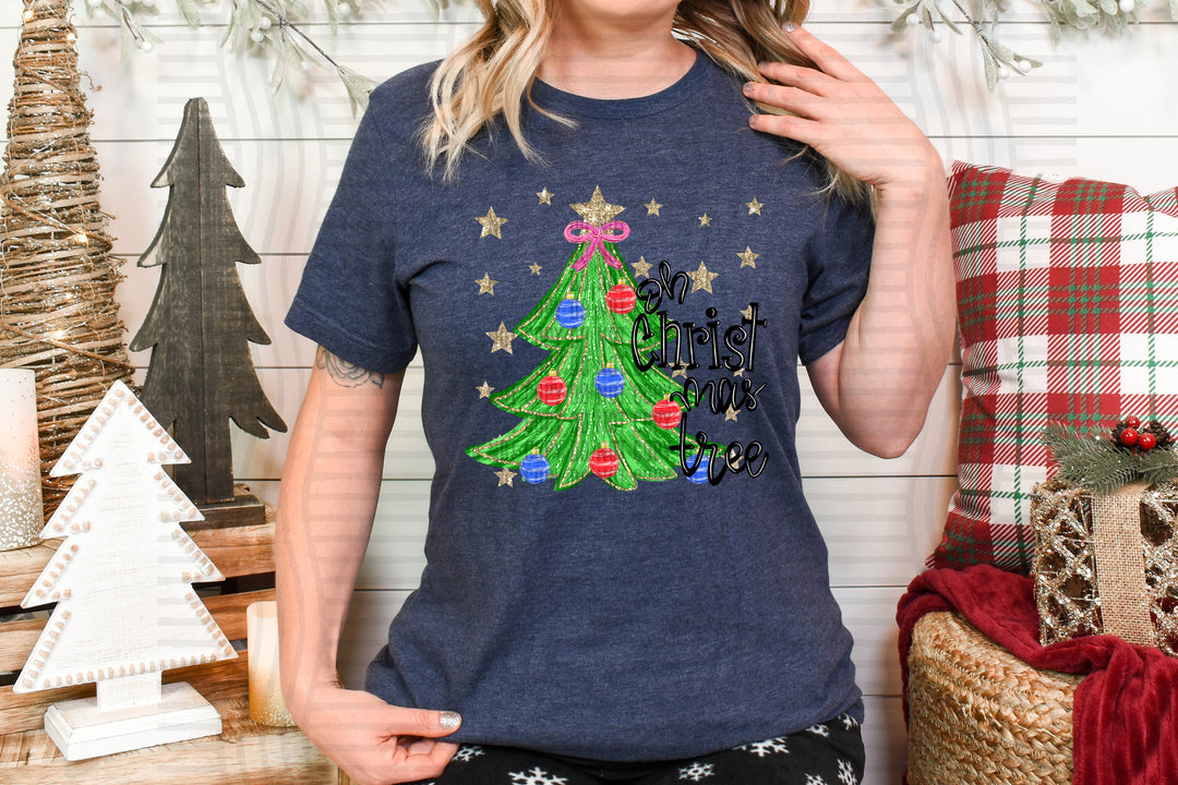 Sparkly Christmas DTF Print