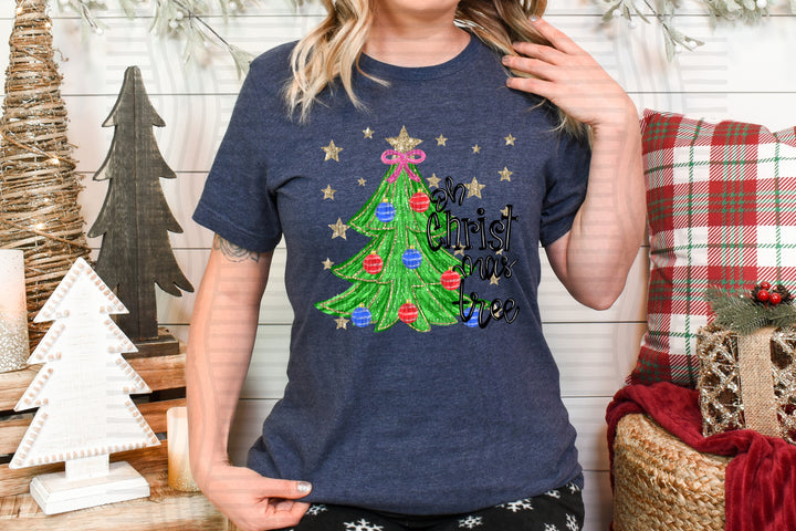 Sparkly Christmas DTF Print