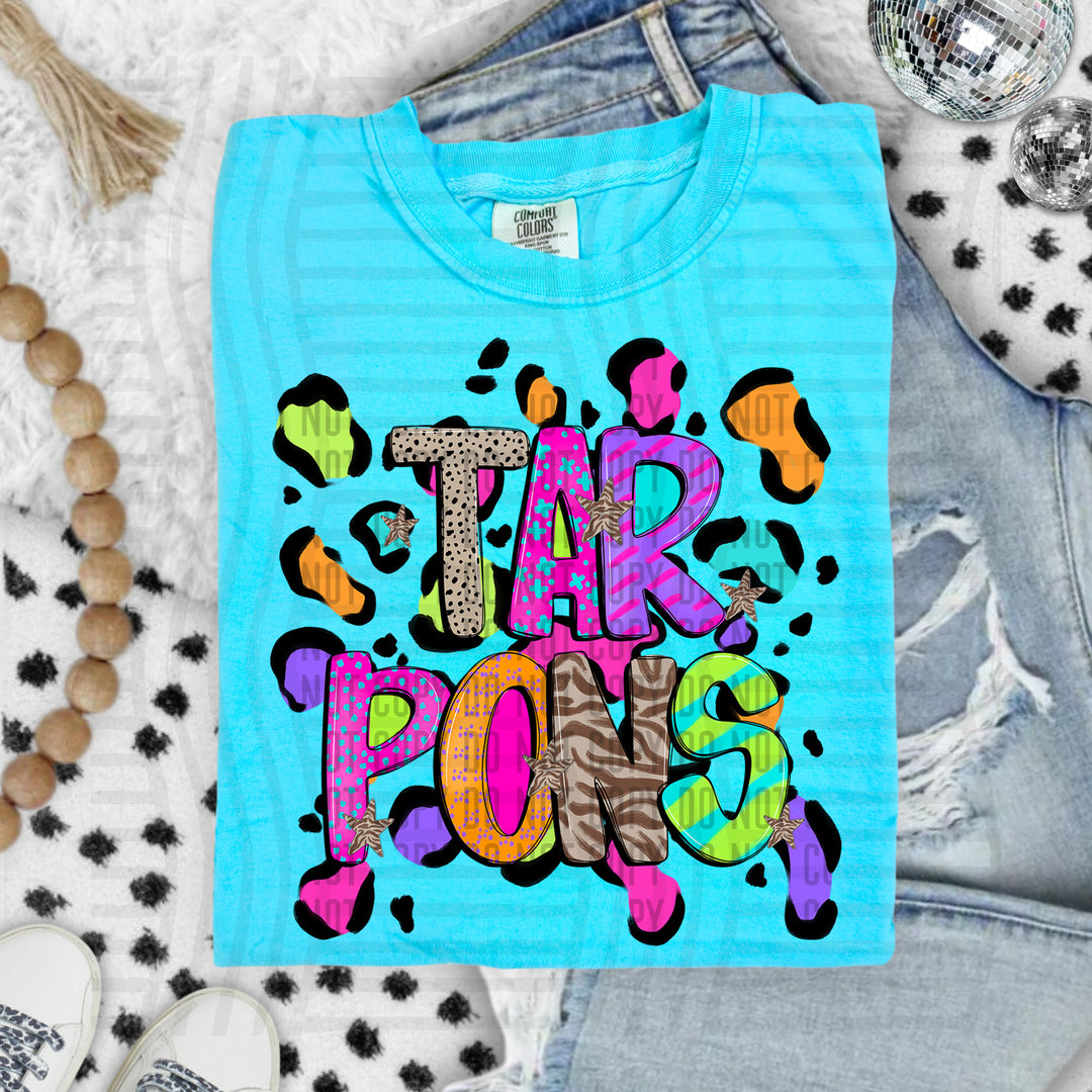 Funky Mix Up Leopard Spots DTF Print