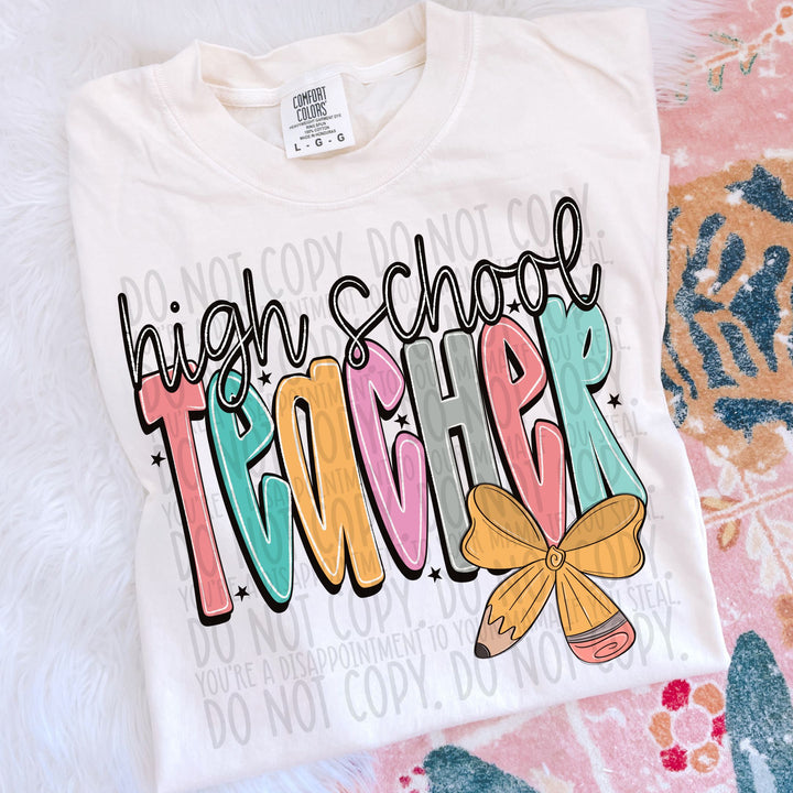 Teacher DTF Print