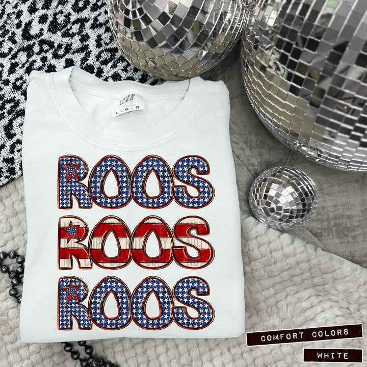 Triple Stack RWB DTF Print