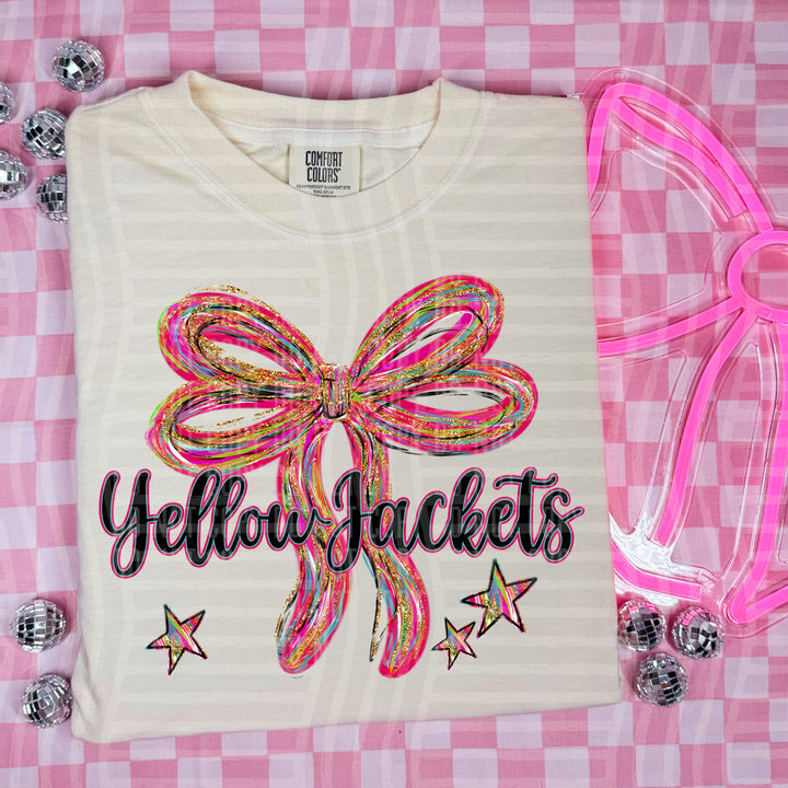 Whimsical Christmas Bows Mascots DTF Print