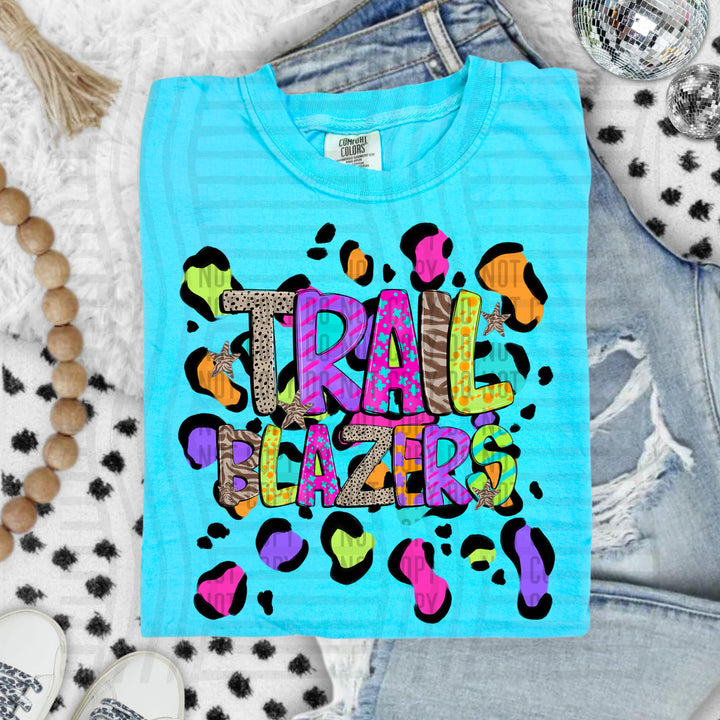 Funky Mix Up Leopard Spots DTF Print
