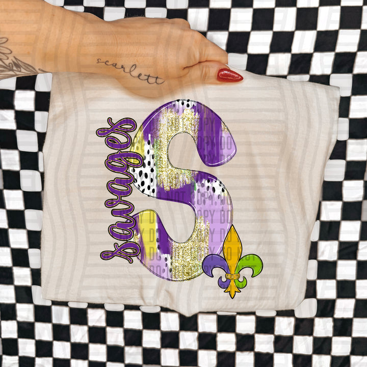 Mardi Mascots DTF Print