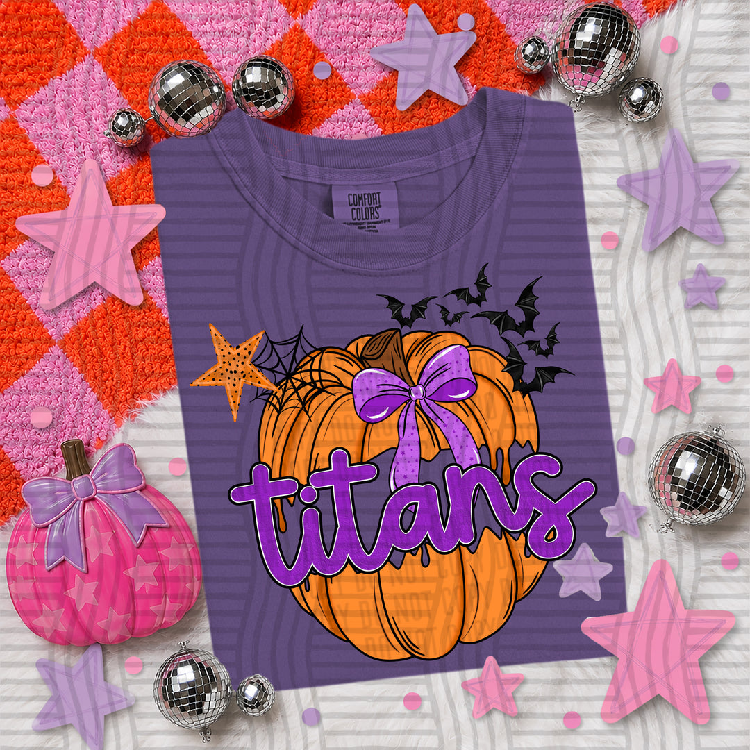 Pumpkin Pop Girly Mascots DTF Print
