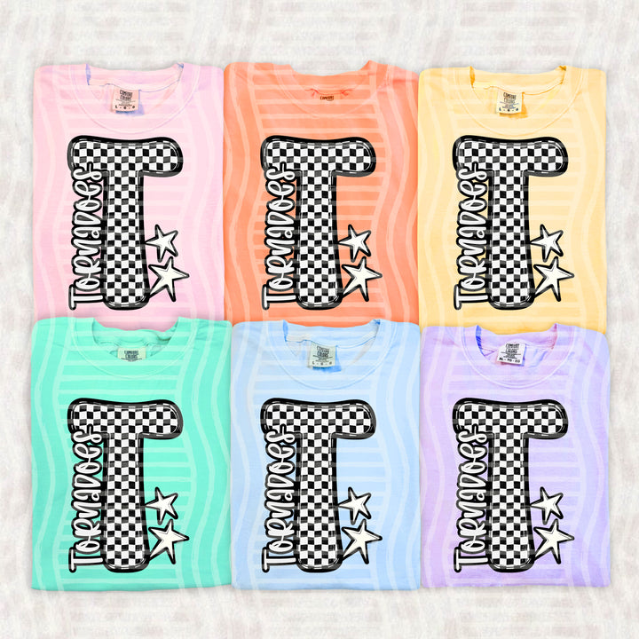 Checker Crush Black And White Mascots DTF Print