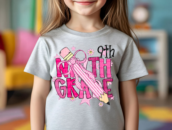 Pencil Bows DTF Print