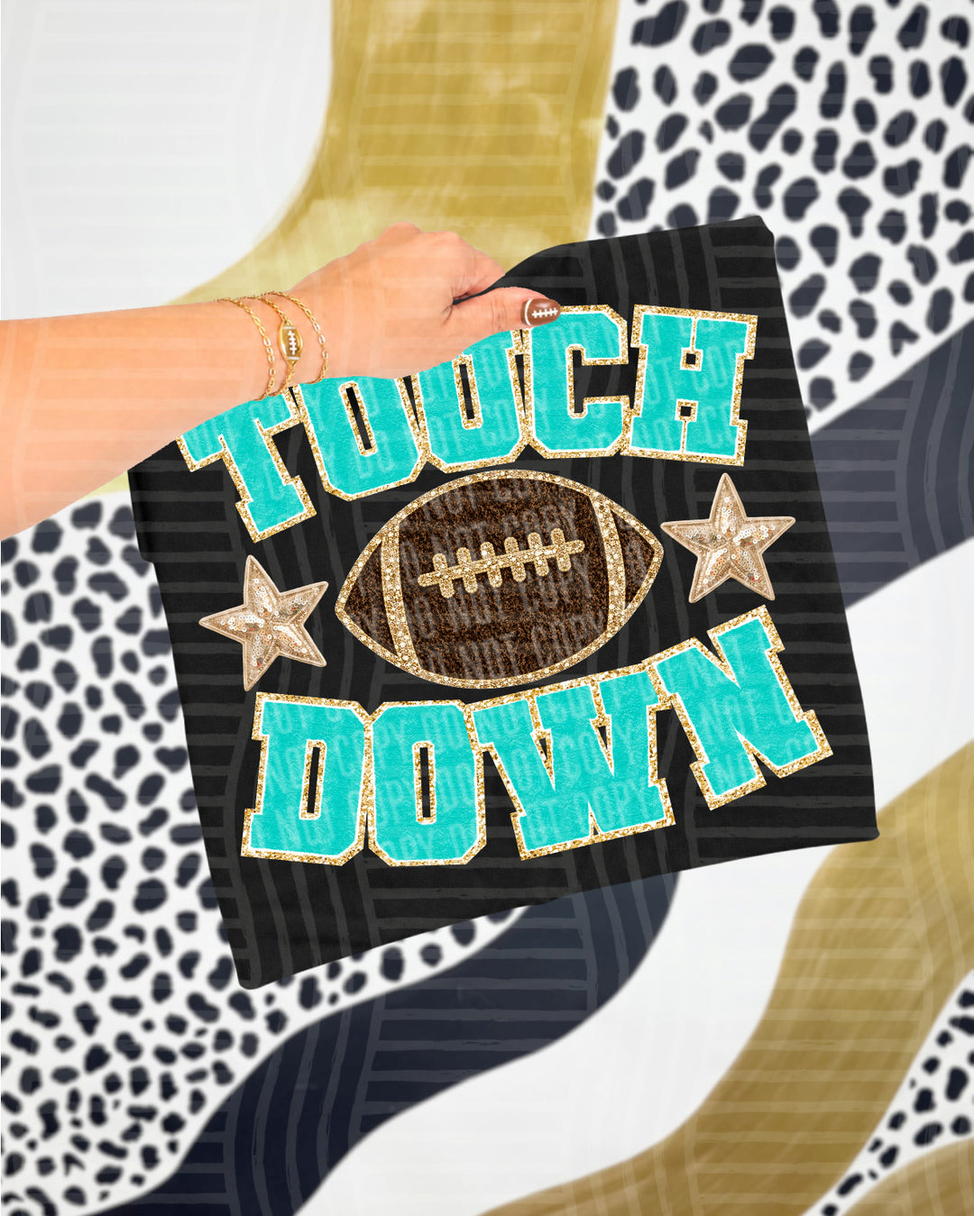 Touchdown Faux Chenille DTF Print
