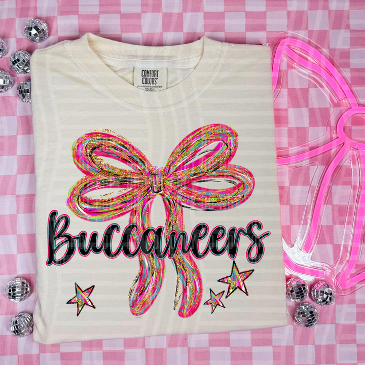 Whimsical Christmas Bows Mascots DTF Print