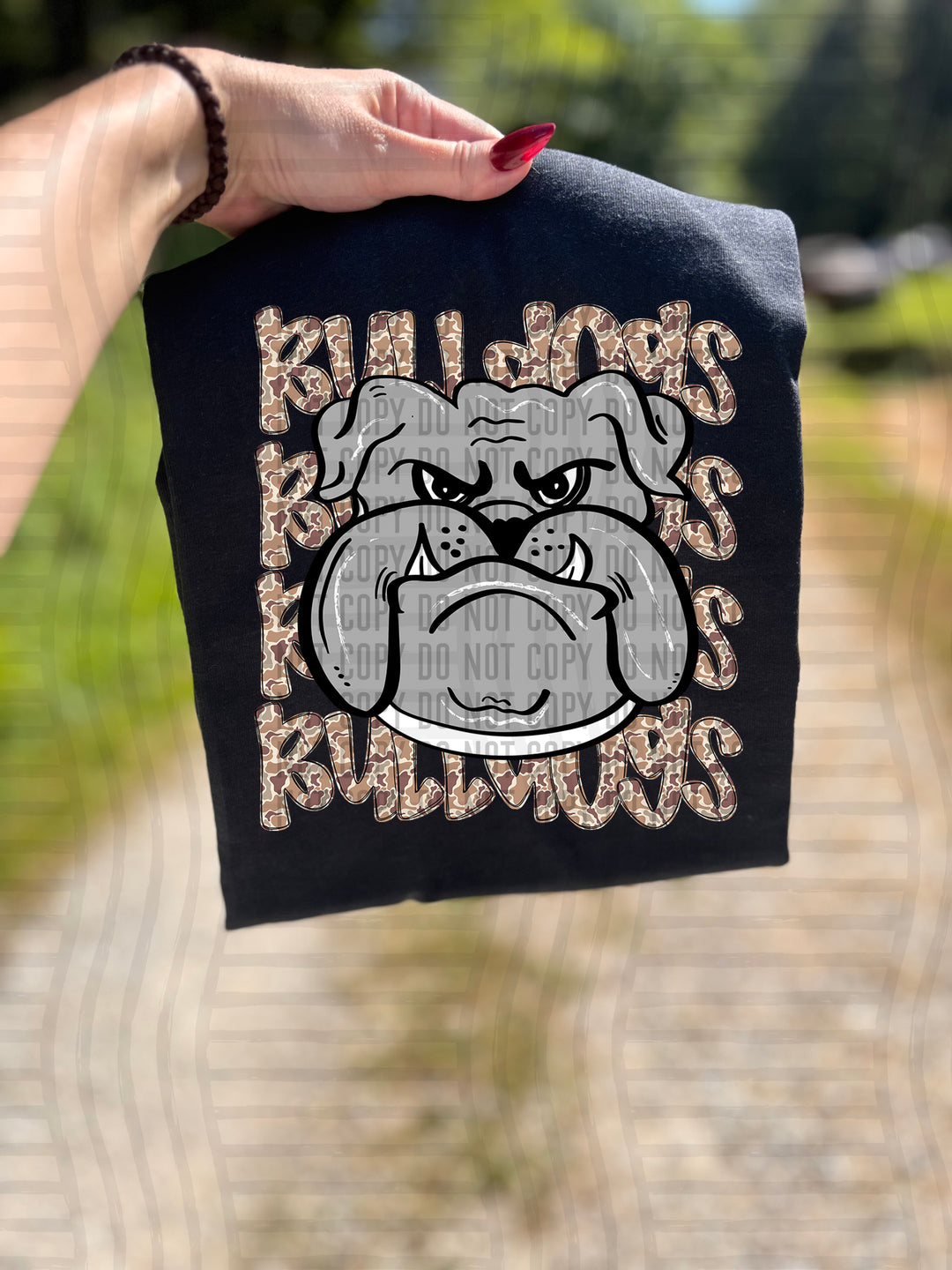 Camo Mascot Heads DTF Print