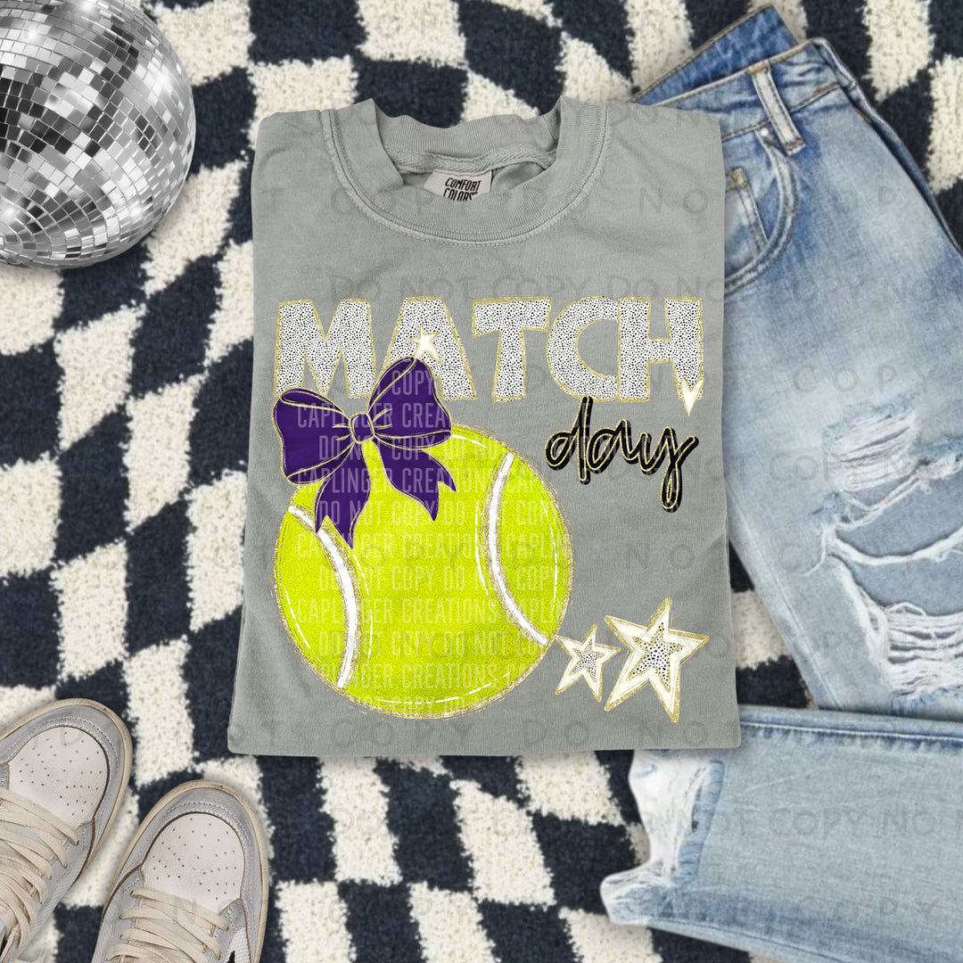 Tennis Match Day DTF Print