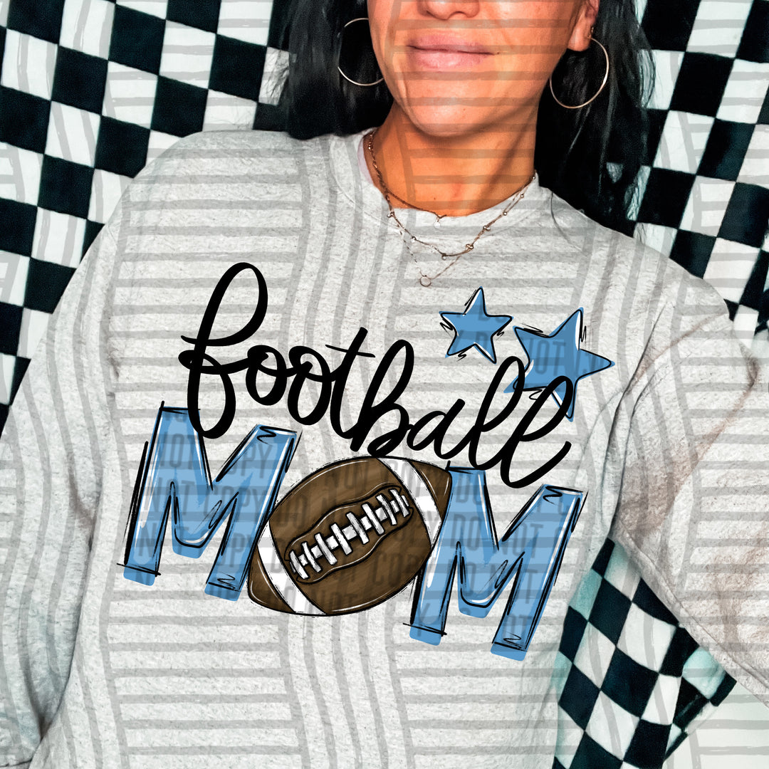 Sports Mom Football DTF Print