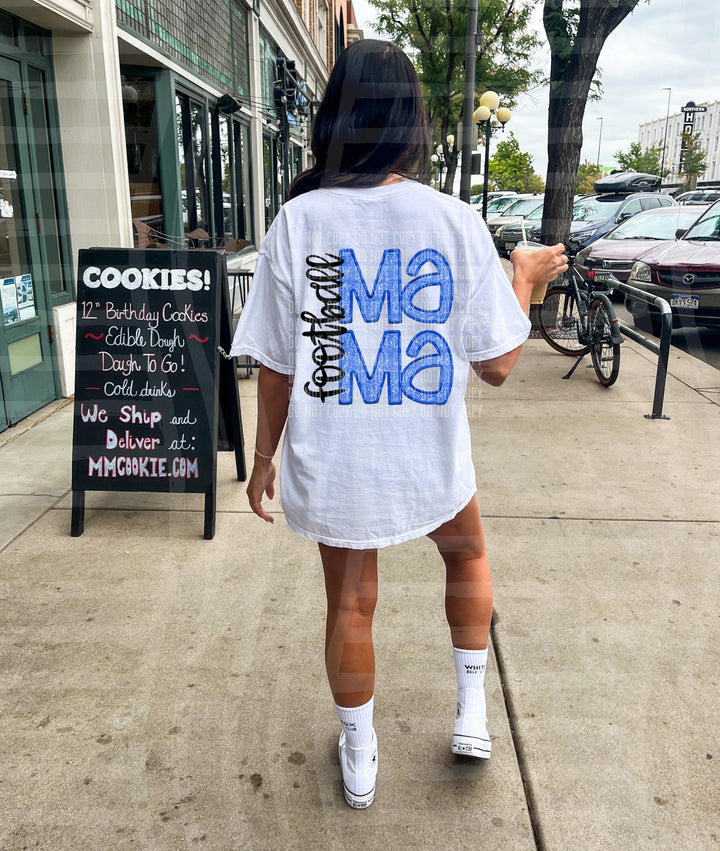 Sports Mama Football DTF Print