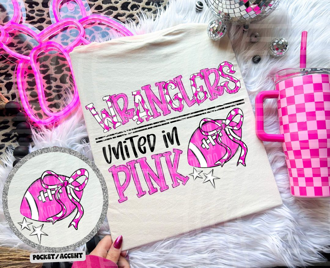 United In Pink Mascots DTF Print