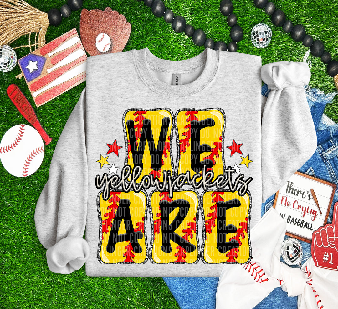 Boxy Softball DTF Print