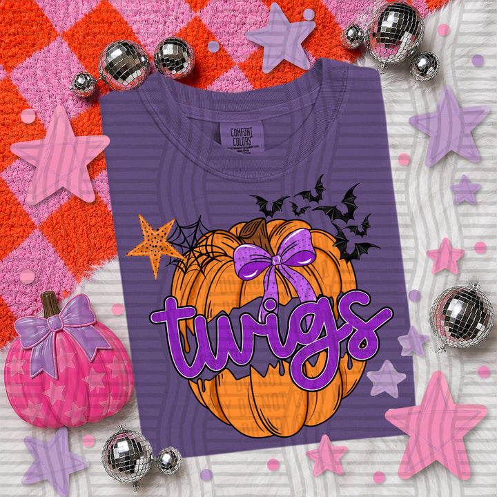 Pumpkin Pop Girly Mascots DTF Print