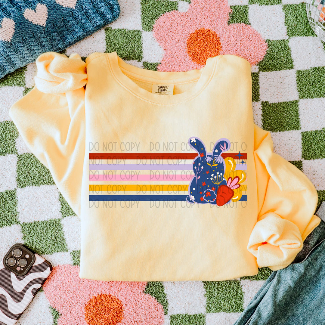 Bunny Retro DTF Print