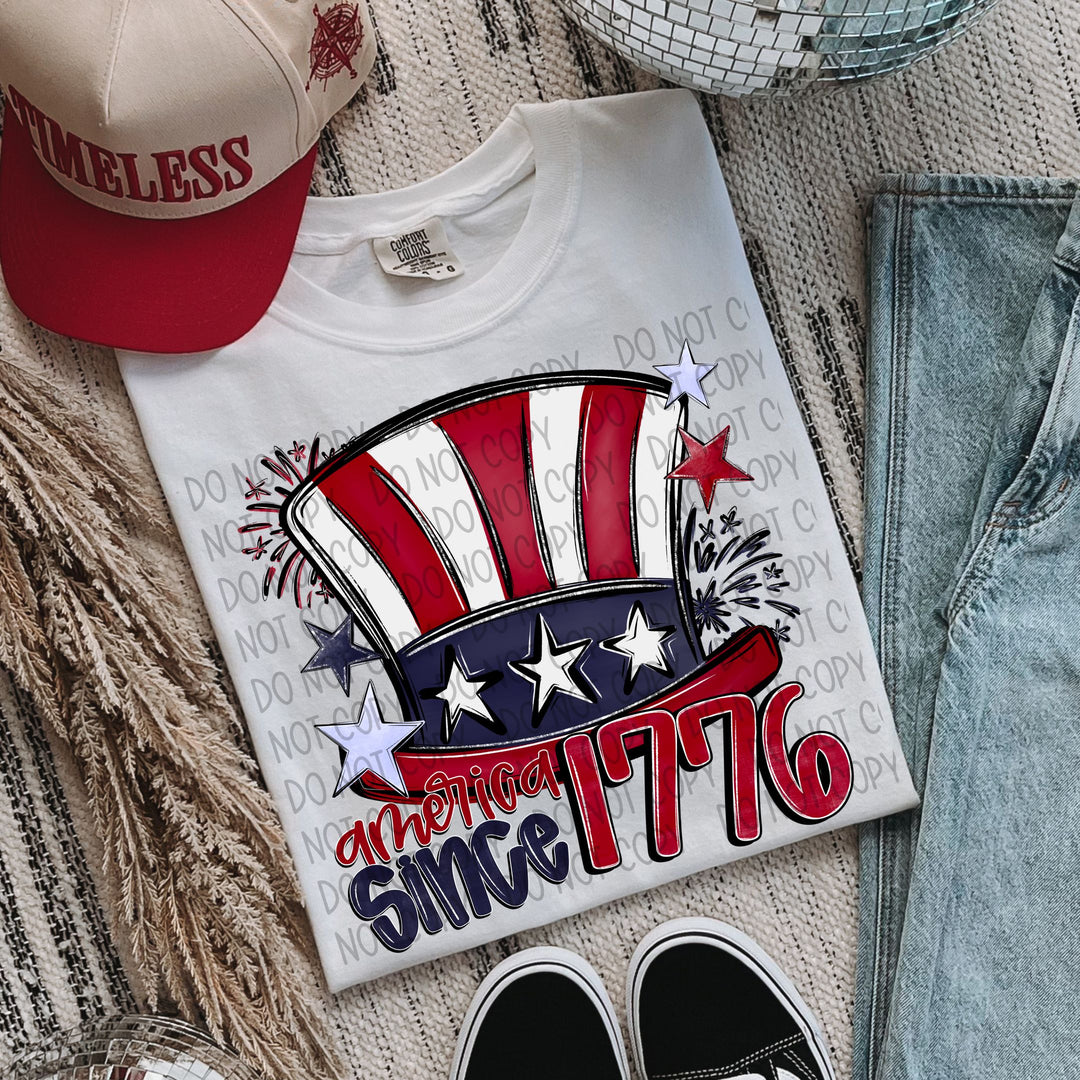 America Since 1776 DTF Print