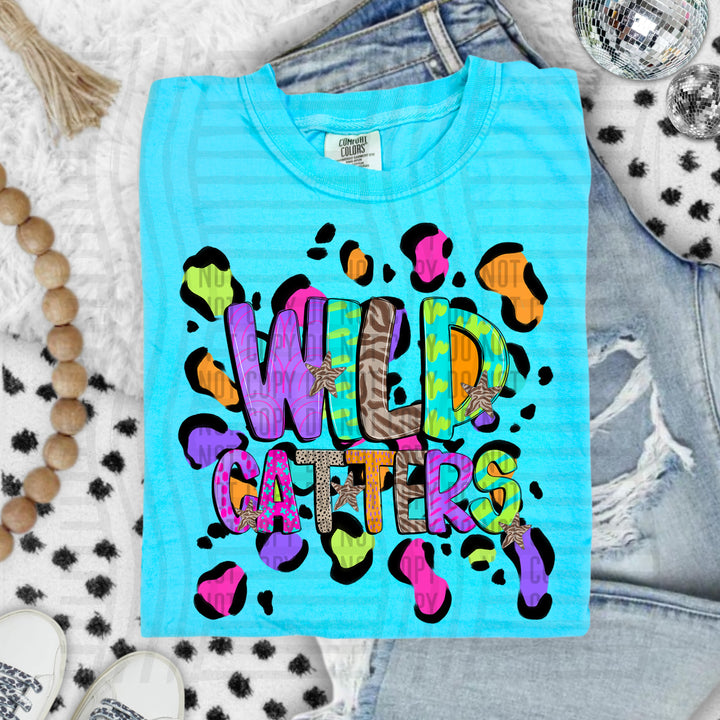 Funky Mix Up Leopard Spots DTF Print