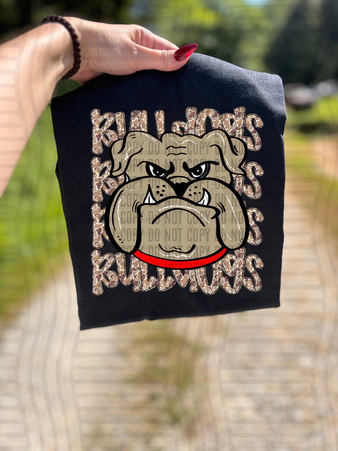 Camo Mascot Heads DTF Print