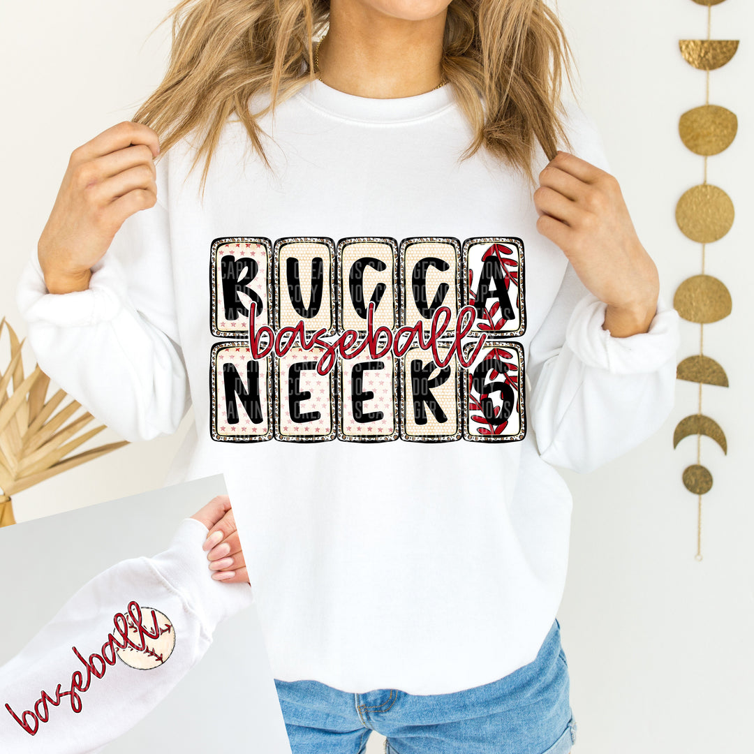 Baseball Boxed FRONT DTF Print