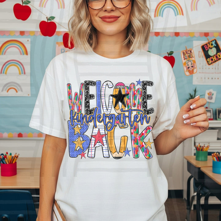 Welcome Back Grades DTF Print