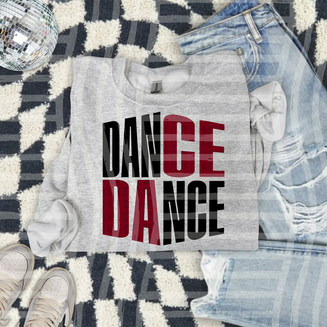 Dance Word Art DTF Print