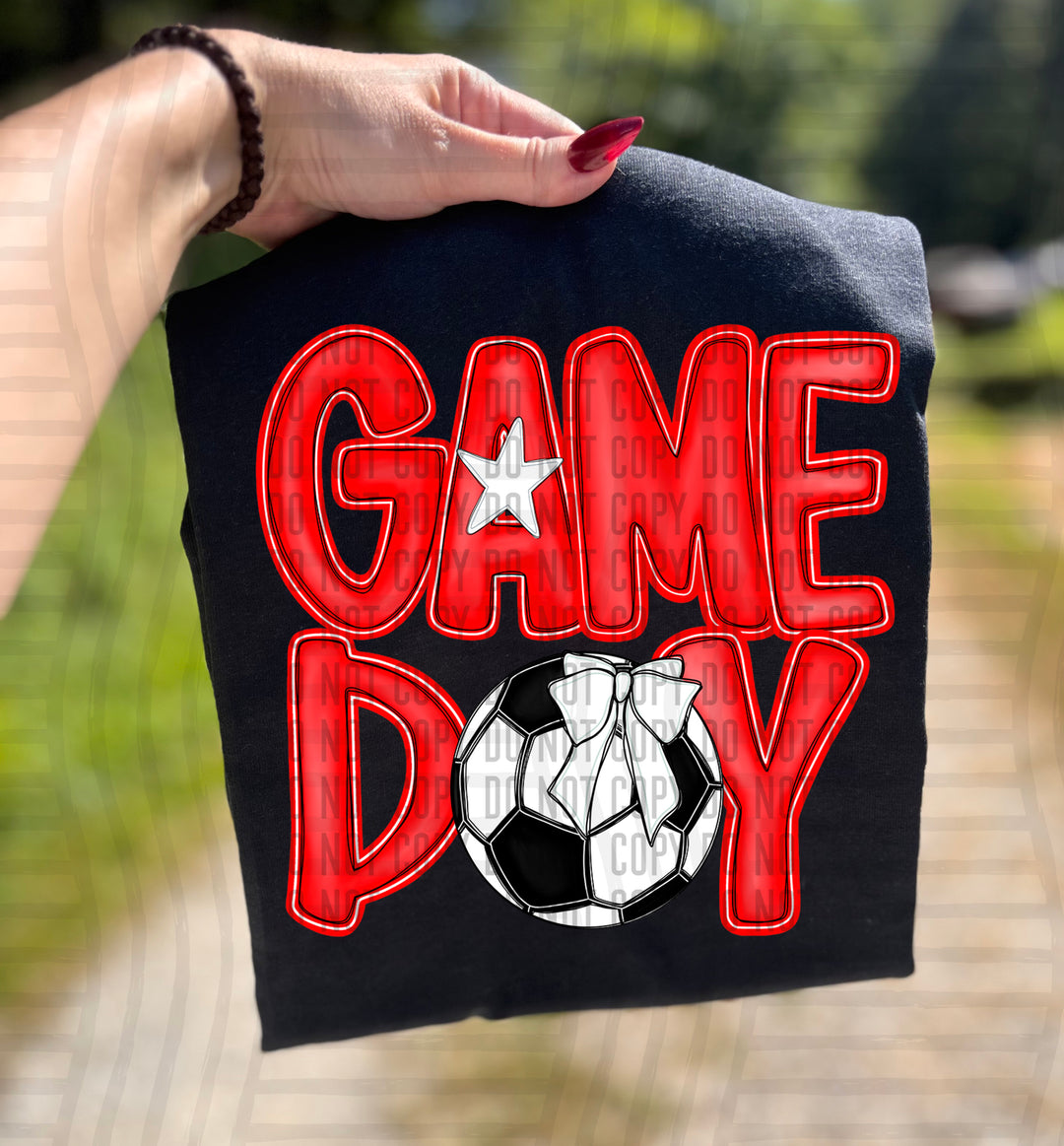 Game Day Soccer DTF Print